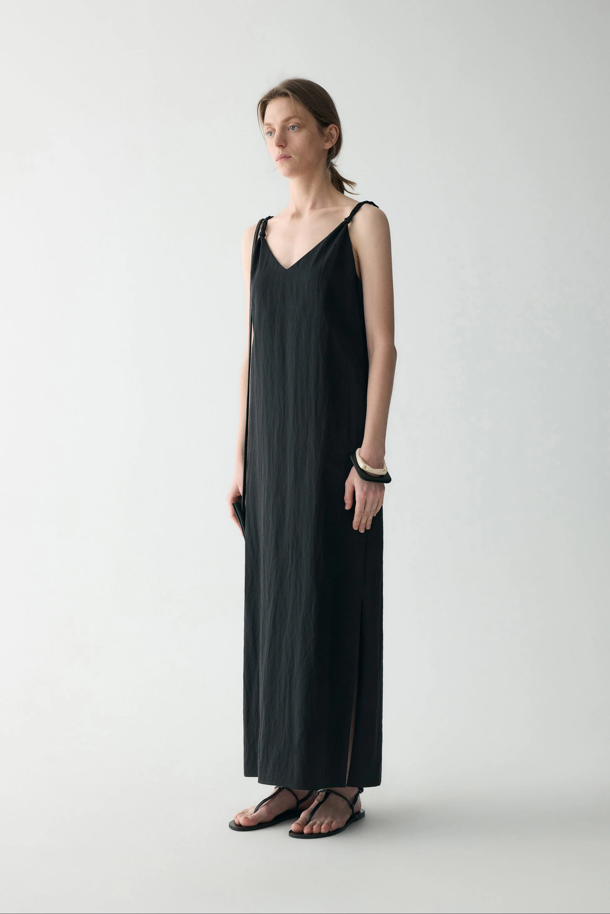Woven-straps Straight Dress - Image 11