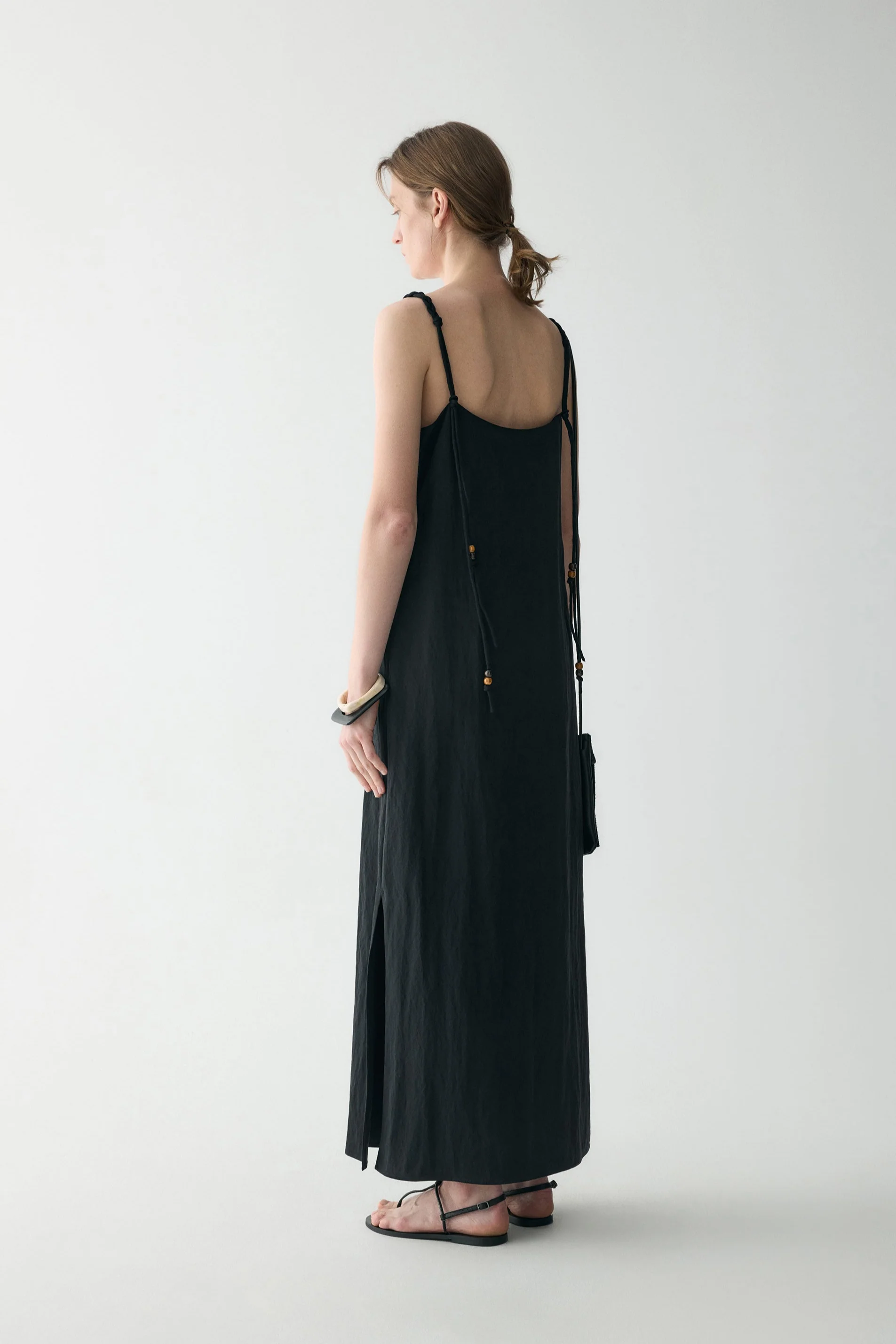 Woven-straps Straight Dress - Image 12