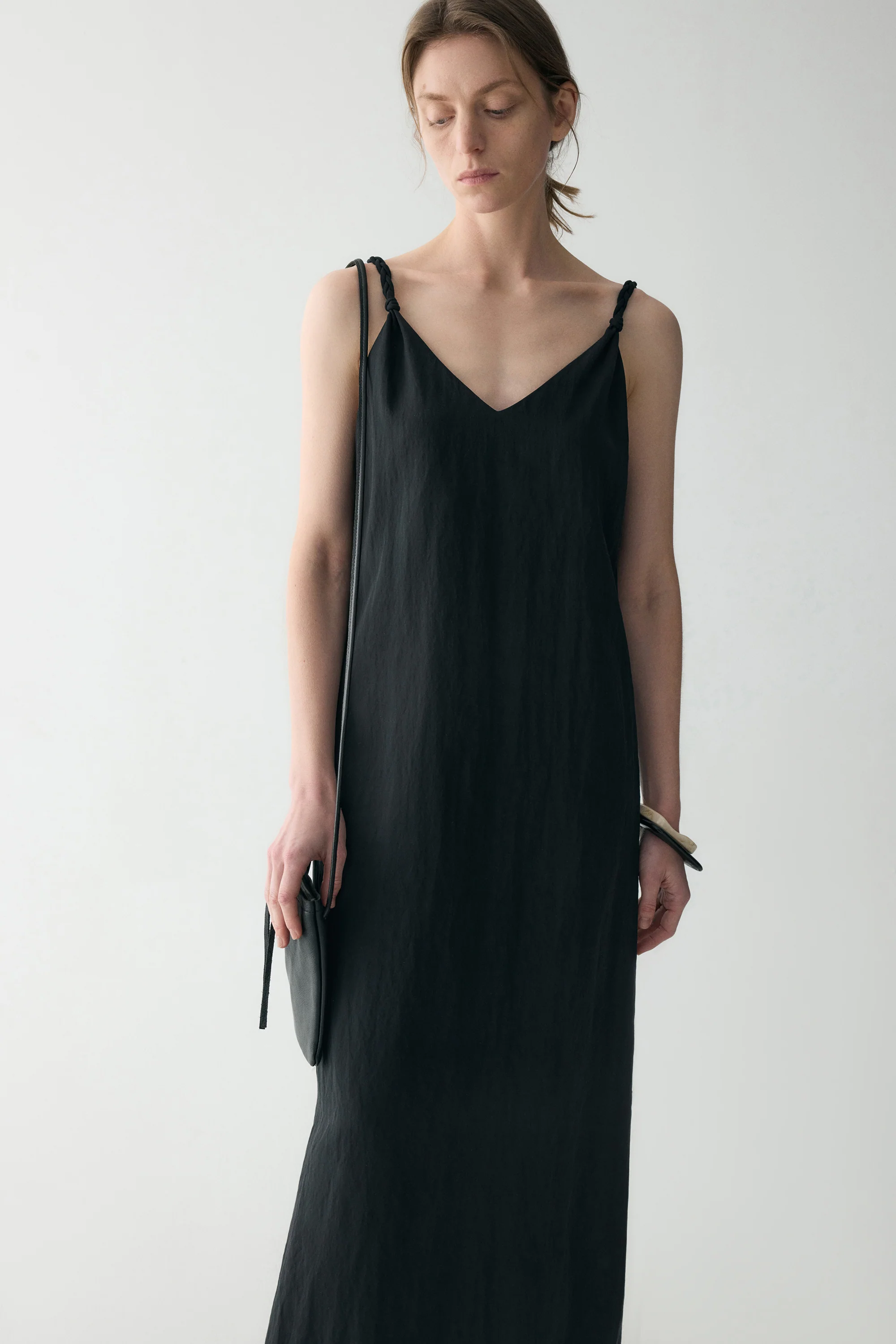 Woven-straps Straight Dress - Image 14