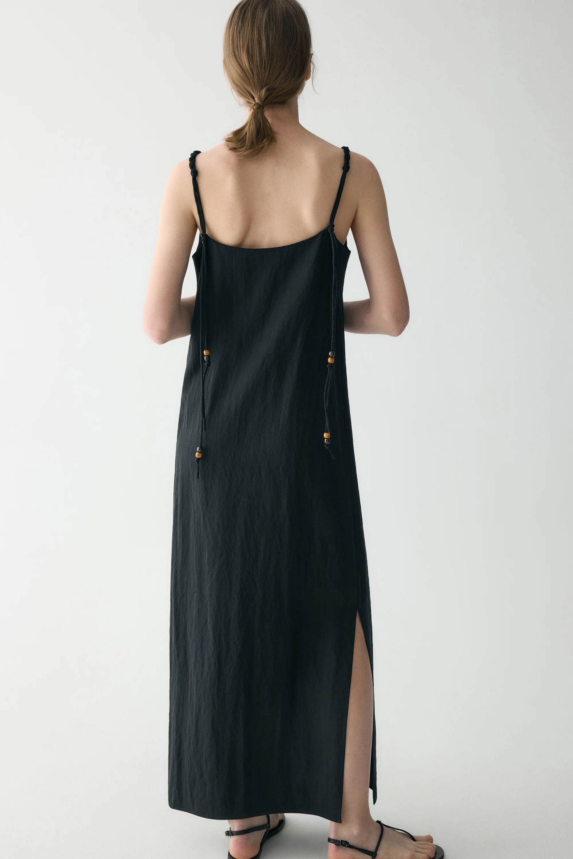 Woven-straps Straight Dress - Image 15