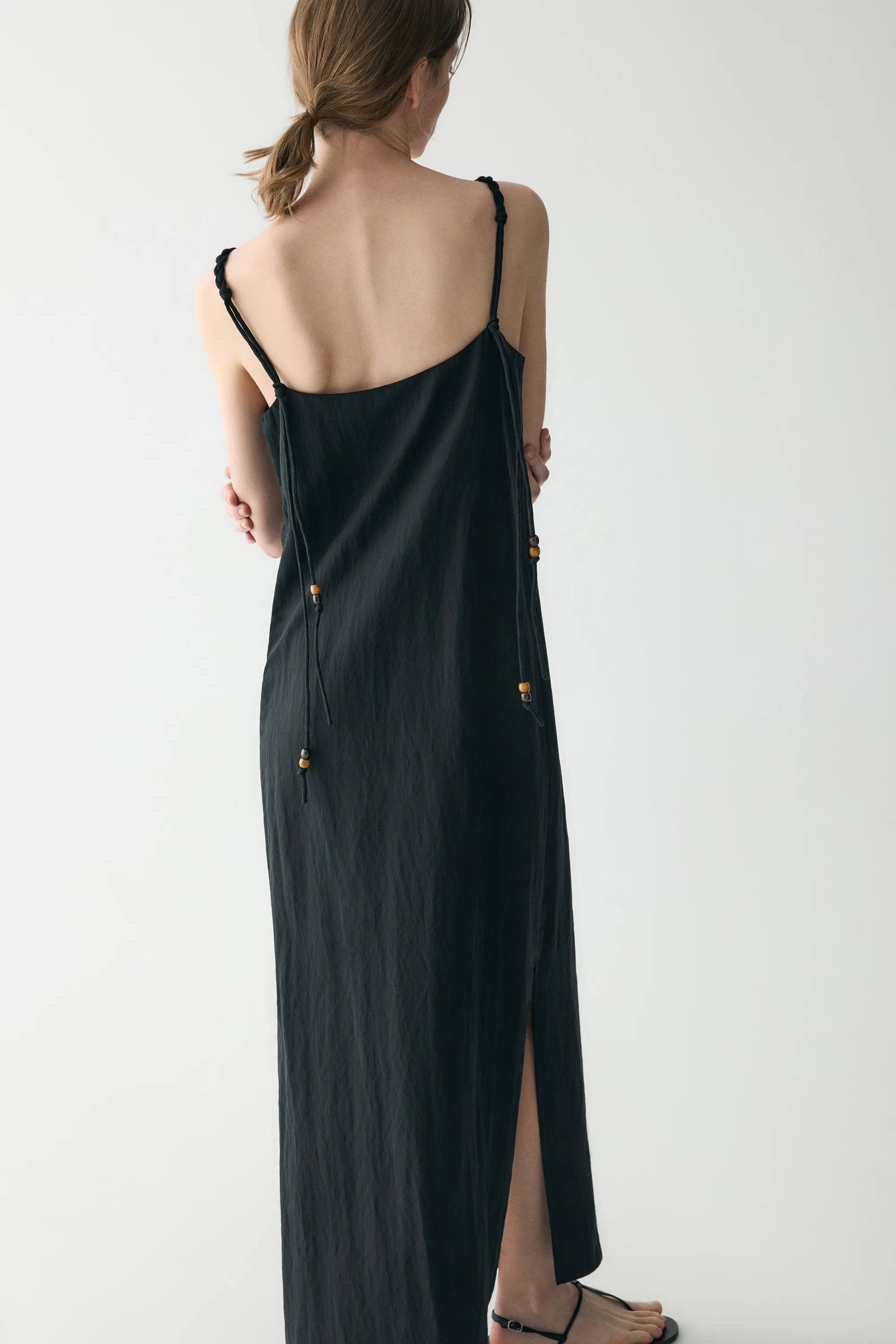 Woven-straps Straight Dress - Image 16