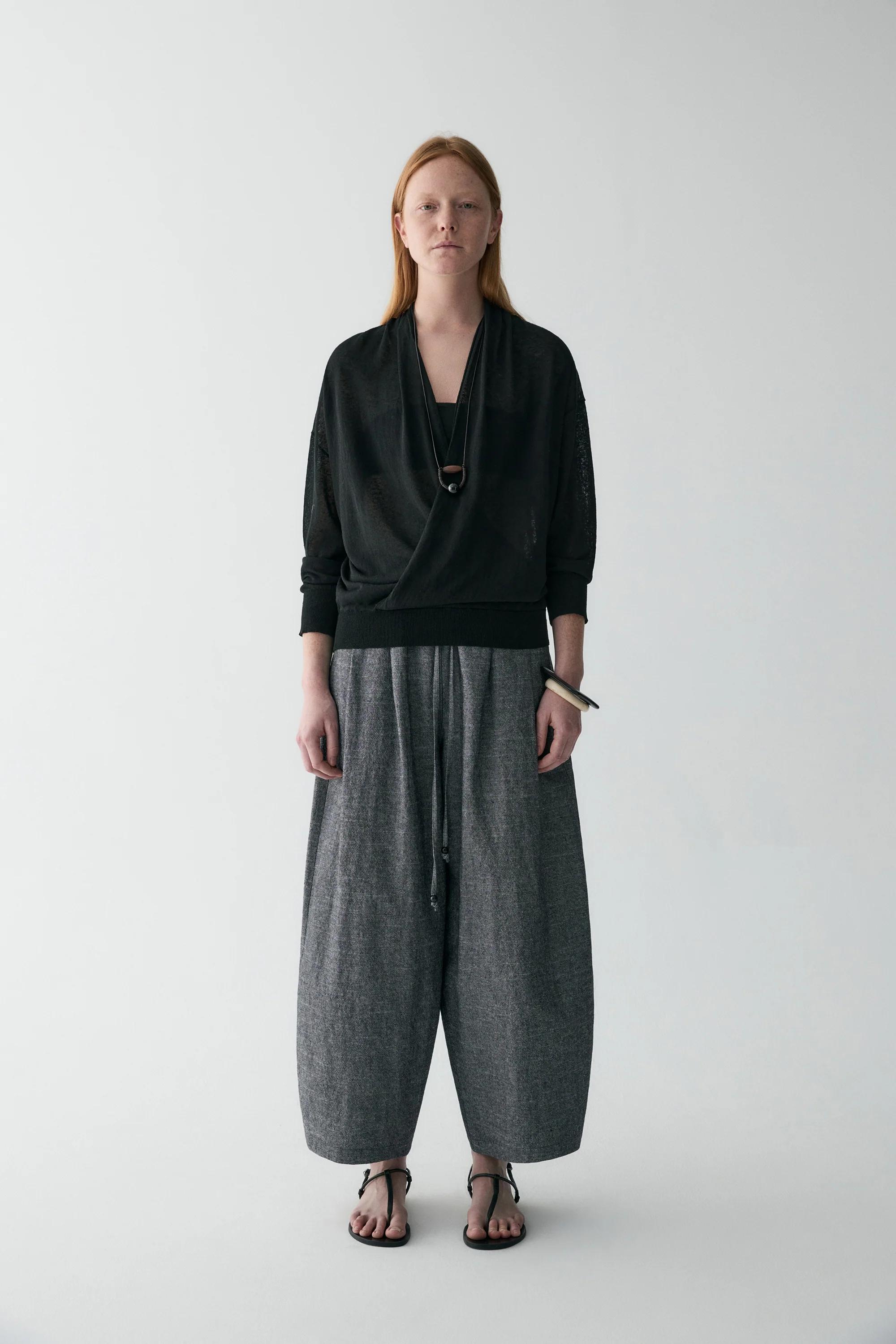 Wrap Linen Top - Image 14