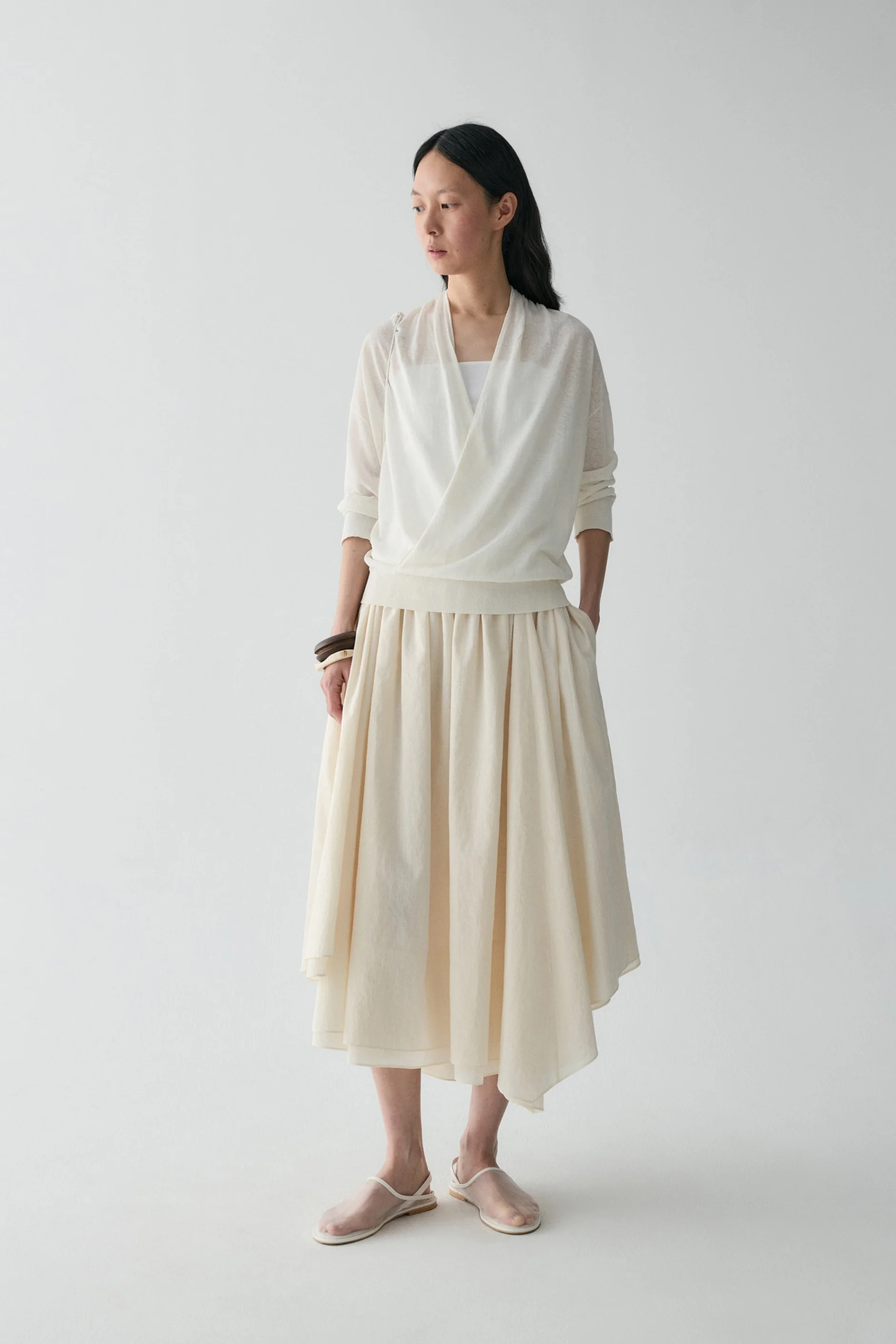 Wrap Linen Top - Image 4