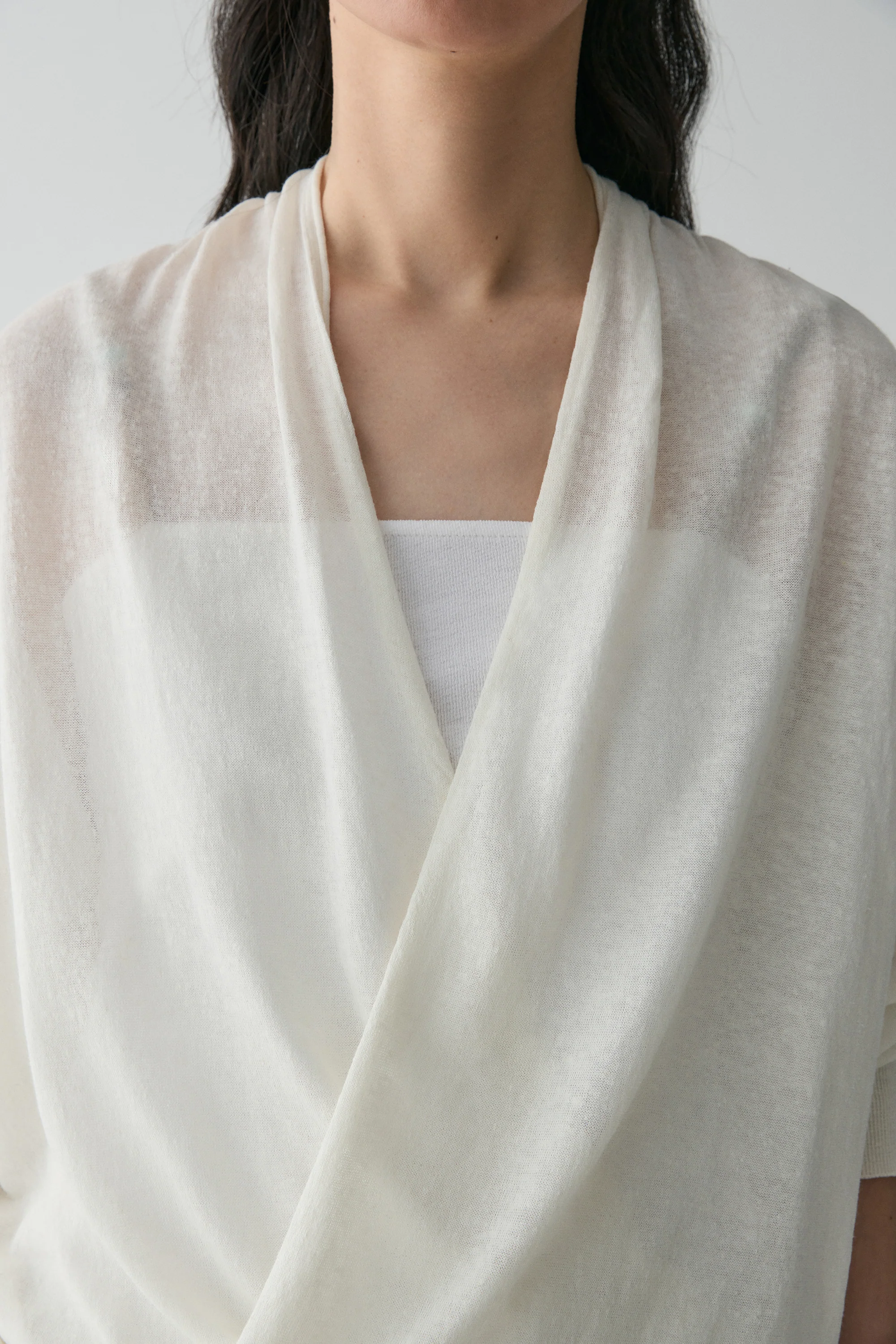 Wrap Linen Top - Image 8