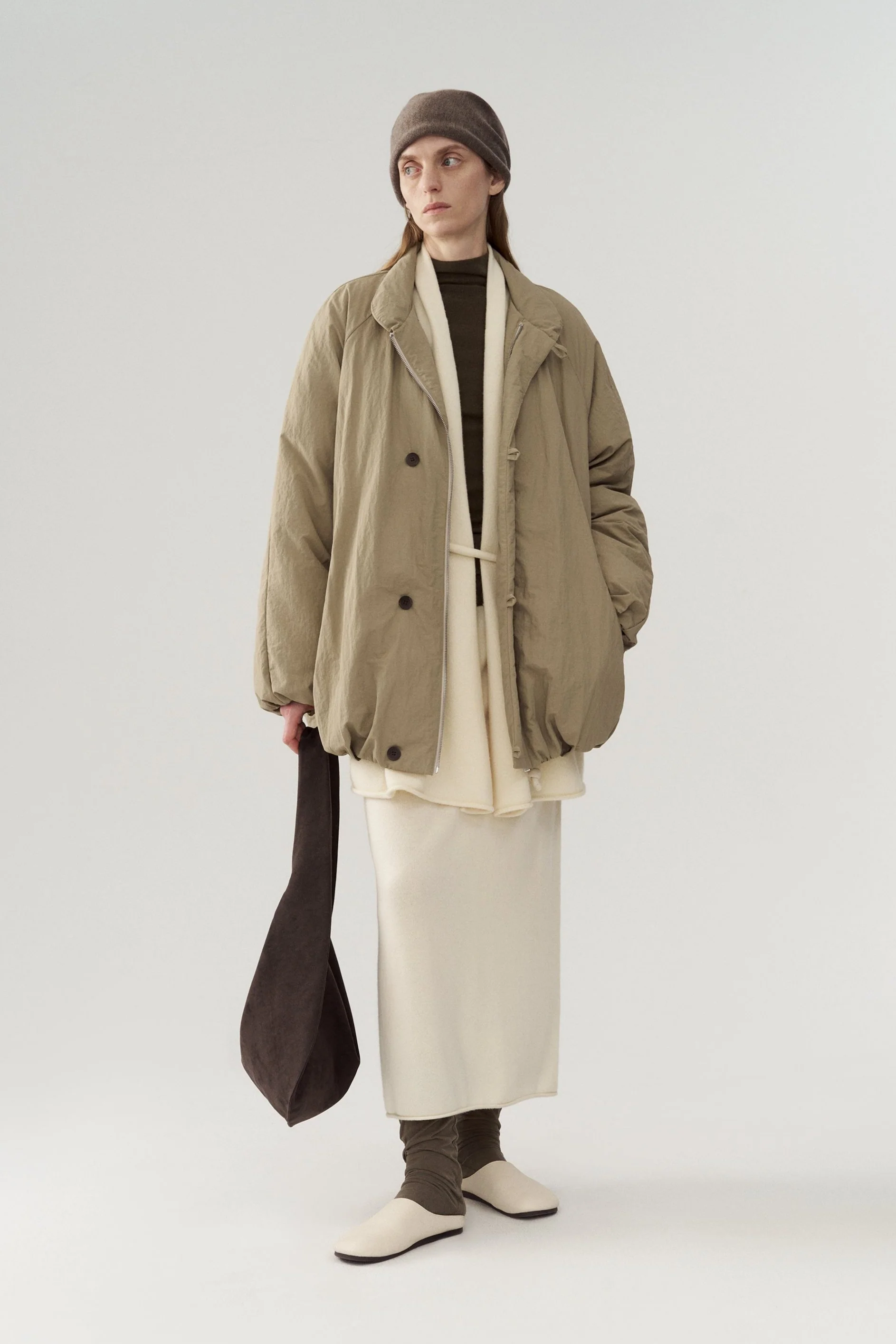 Yak Wool Mid-length Knitted Cardigan - Image 11