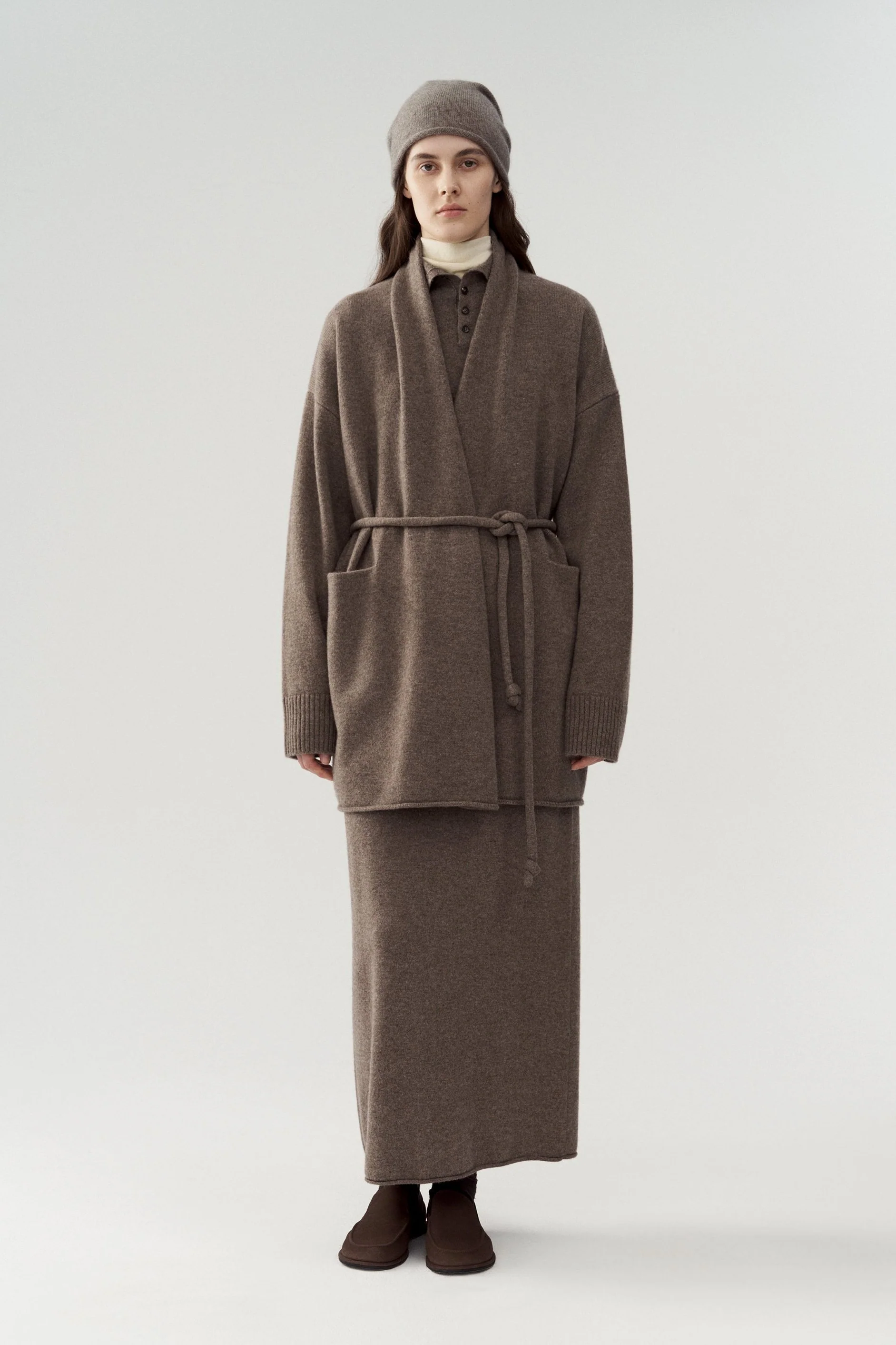 Yak Wool Reversible Waistband Knitted Skirt - Image 3
